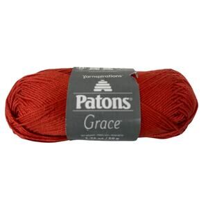Patons Grace Yarn Fiesta 246062 1.75 oz 136 Yards Mercerized Cotton